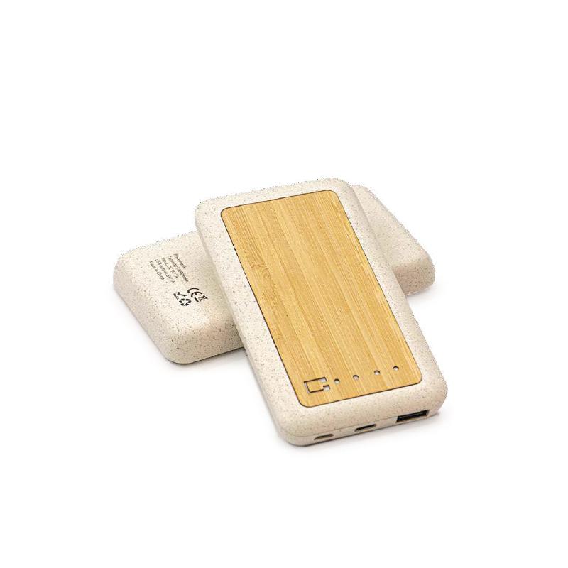 Wheat Straw-Bamboo Powerbank